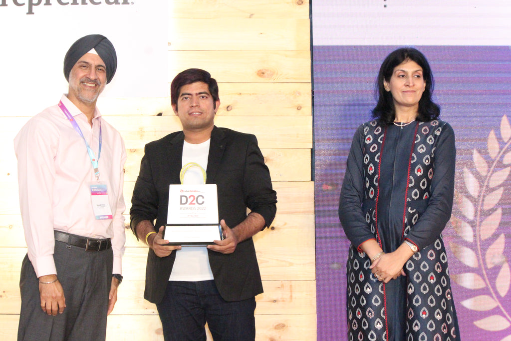 Slova Cosmetics Wins The Best Personalised D2C Brand Of The Year Award At D2C India Awards